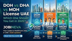DOH vs DHA vs MOH License UAE